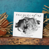 私たちの結婚1周年 フォトプラーク (側面)