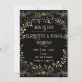 私たちの絶妙結婚な品であなたの気持ちを高める 招待状 (正面)