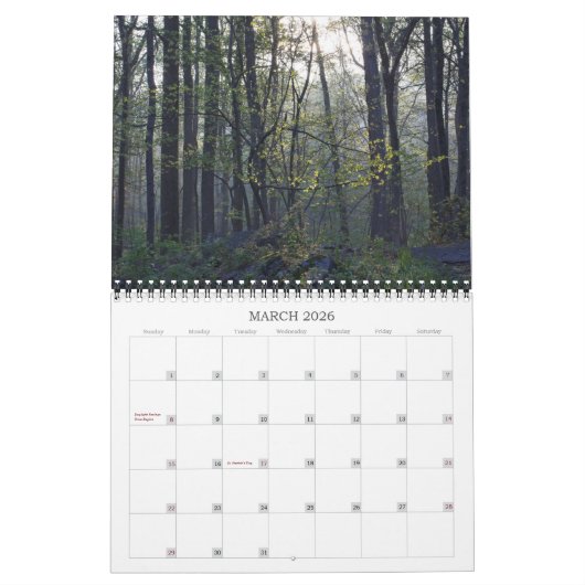 私たちの美しい世界の#5暦 カレンダー (3月 2026)