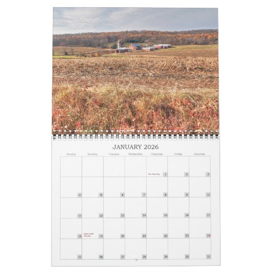 私たちの美しい世界の#5暦 カレンダー (1月 2026)