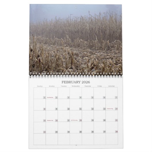 私たちの美しい世界の#5暦 カレンダー (2月 2026)