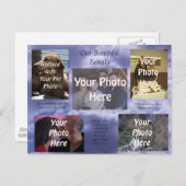 私たちの美しい家族の写真 ポストカード (正面/裏面)