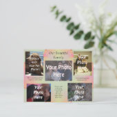 私たちの美しい家族の写真 ポストカード (スタンド正面)