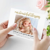 私たちの美賛美しいベビー誕生エレガント金ゴールド