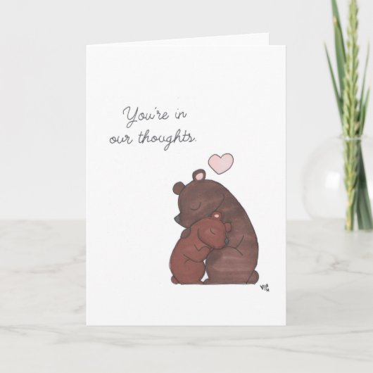 私たちの考えではBearsカード サンキューカード (正面)