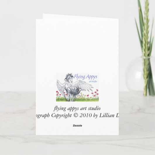 私たちの考えや祈りの言葉があなたと一緒にいる。 カード (裏面)