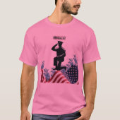 私たちの自由の中で永遠に ピンク Tシャツ (正面)