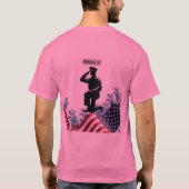 私たちの自由の中で永遠に ピンク Tシャツ (裏面)