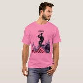 私たちの自由の中で永遠に ピンク Tシャツ (正面フル)