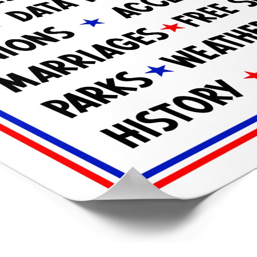 私たちの自由を奪う公民権の抗議サイン ポスター (角)