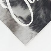 私たちの良い男の子カスタムの犬の写真フリースブランケット フリースブランケット (角)