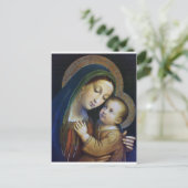 私たちの良き助言者の献身的な女性。 ポストカード (スタンド正面)