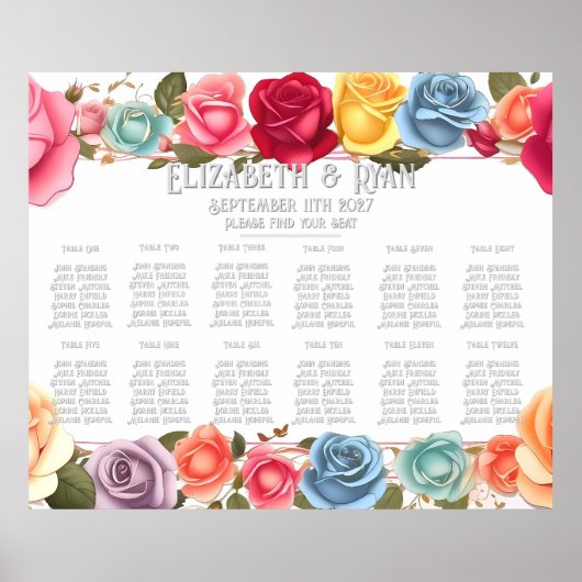 私たちの花の愛 ポスター (正面)