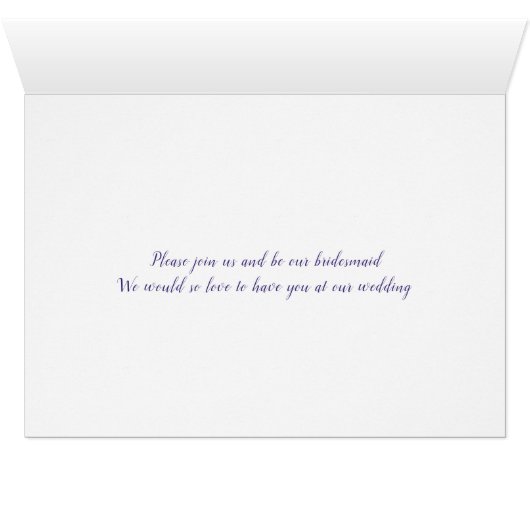 私たちの花嫁のアネモネの青いカードか (内部横(下))