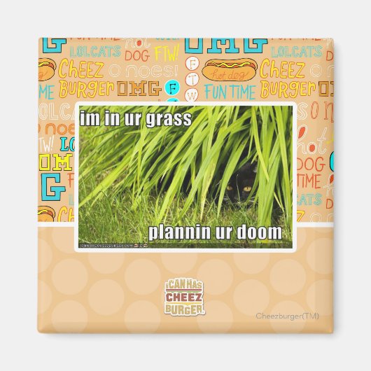 私たちの草の中にいる マグネット (正面)