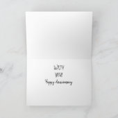 私たちの記念日に"私と一緒にダンス" カード (内部)