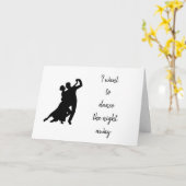 私たちの記念日に"私と一緒にダンス" カード (黄色い花)