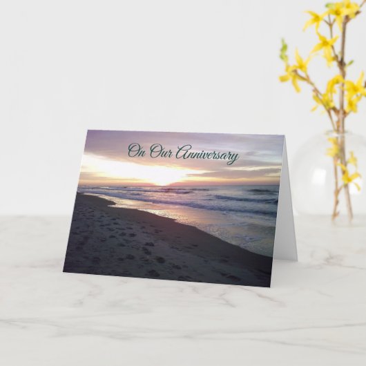 私たちの記念日愛「あなただけ」/ あなただけの夕焼け カード (黄色い花)