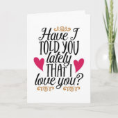 「私たちの記念日」と「私はあなたを愛している」だ カード (正面)