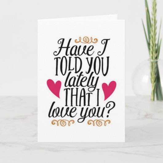 「私たちの記念日」と「私はあなたを愛している」だ カード (正面)