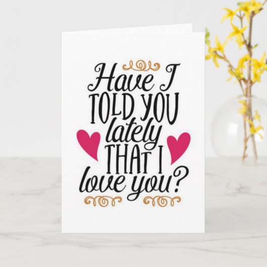 「私たちの記念日」と「私はあなたを愛している」だ カード (黄色い花)