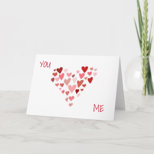 **私たちの記念日***に恋を カード (正面)