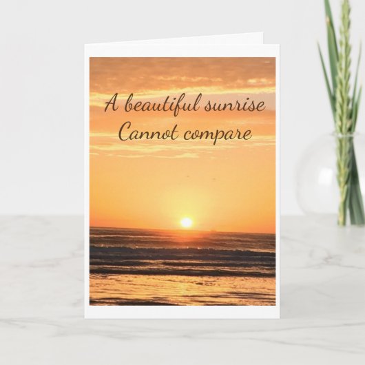 「私たちの記念日」に満ちた記念日 カード (正面)