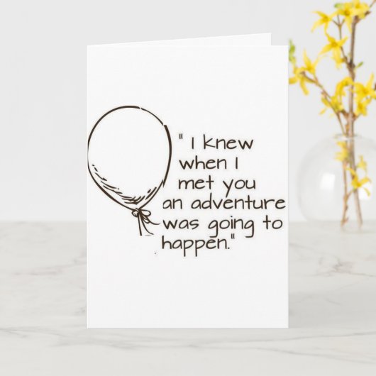 私たちの記念日"永遠に一緒に新しい" カード (黄色い花)