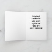 *私たちの記念日*祝う"米国" カード (内部)