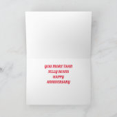 私たちの記念日"私はあなたを愛している"ゼリー豆よりも シーズンカード (内部)