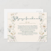 私たちの話日にお願いします – 提案 ポストカード (正面/裏面)