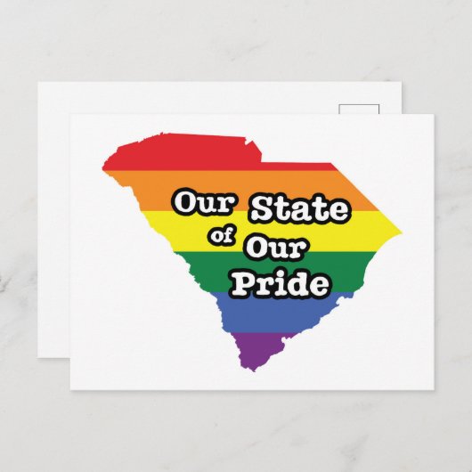 私たちの誇りの州 | サウスカロライナ ポストカード (正面/裏面)