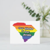 私たちの誇りの州 | サウスカロライナ ポストカード (スタンド正面)