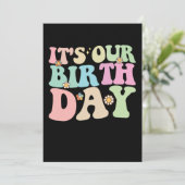 私たちの誕生日ツインズグルービーレトロ 招待状 (スタンド正面)