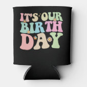 私たちの誕生日ツインズグルービーレトロ 缶クーラー (正面)