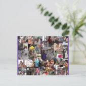 私たちの軍隊のためのお手玉 ポストカード (スタンド正面)