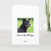 私たちの農場からあなたへのクリスマスグリーティングカード シーズンカード (裏面)