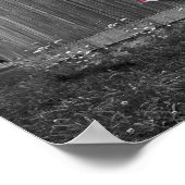 私たちの農家の旗 – 米国国旗と納屋 ポスター (角)