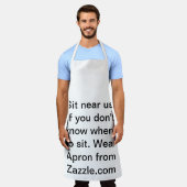 私たちの近くに座る エプロン (着用した状態)
