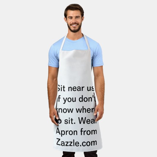 私たちの近くに座る エプロン (着用した状態)