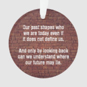 私たちの過去引用文 オーナメント (正面)