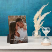 私たちの道はここからモダン始ま結婚る脚本の写真 フォトプラーク (側面)