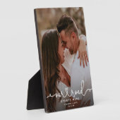 私たちの道はここからモダン始ま結婚る脚本の写真 フォトプラーク (側面)