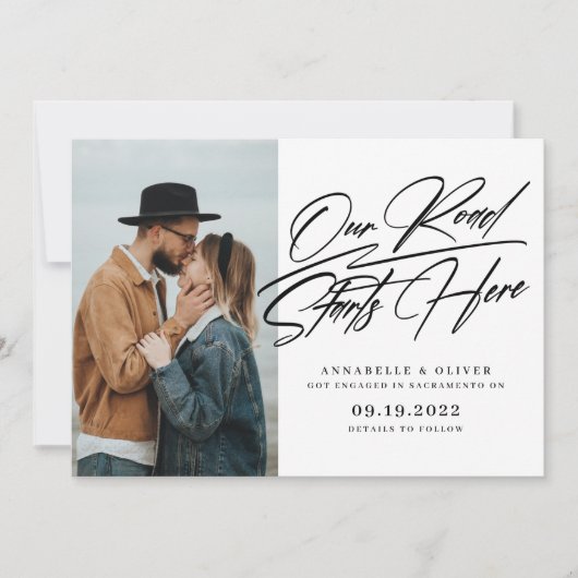 私たちの道はここから始まる | フォトエンゲージメント 案内状 (正面)