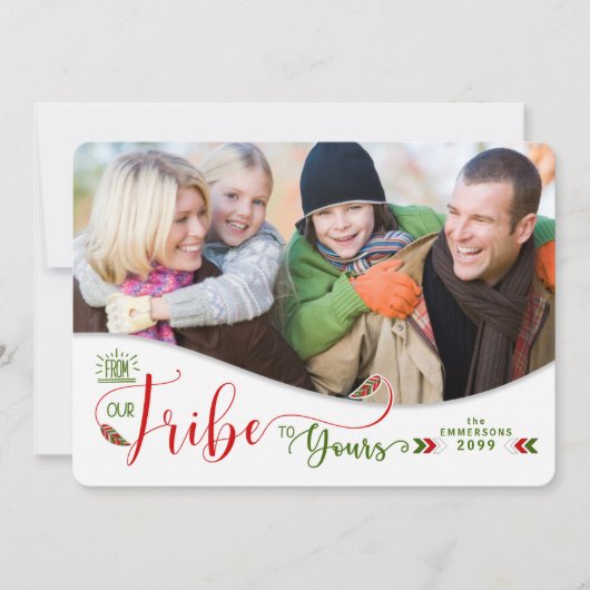 私たちの部族から赤と緑の写真へ シーズンカード (正面)