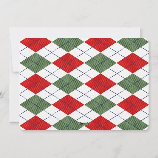 私たちの部族から赤と緑の写真へ シーズンカード (裏面)