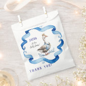 私たちの間抜けガチョウは一つの誕生日ゲストブックを回している フェイバーバッグ (クリップ留めされた状態)