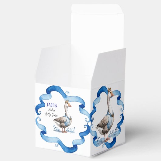 私たちの間抜けガチョウは一つの誕生日ゲストブックを回している フェイバーボックス (オープン)