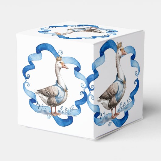 私たちの間抜けガチョウは一つの誕生日ゲストブックを回している フェイバーボックス (裏面サイド)