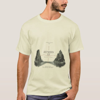 私たちの間 ミニマル コンセプチュアル アート Tシャツ